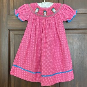 Precious smock Owl Dress